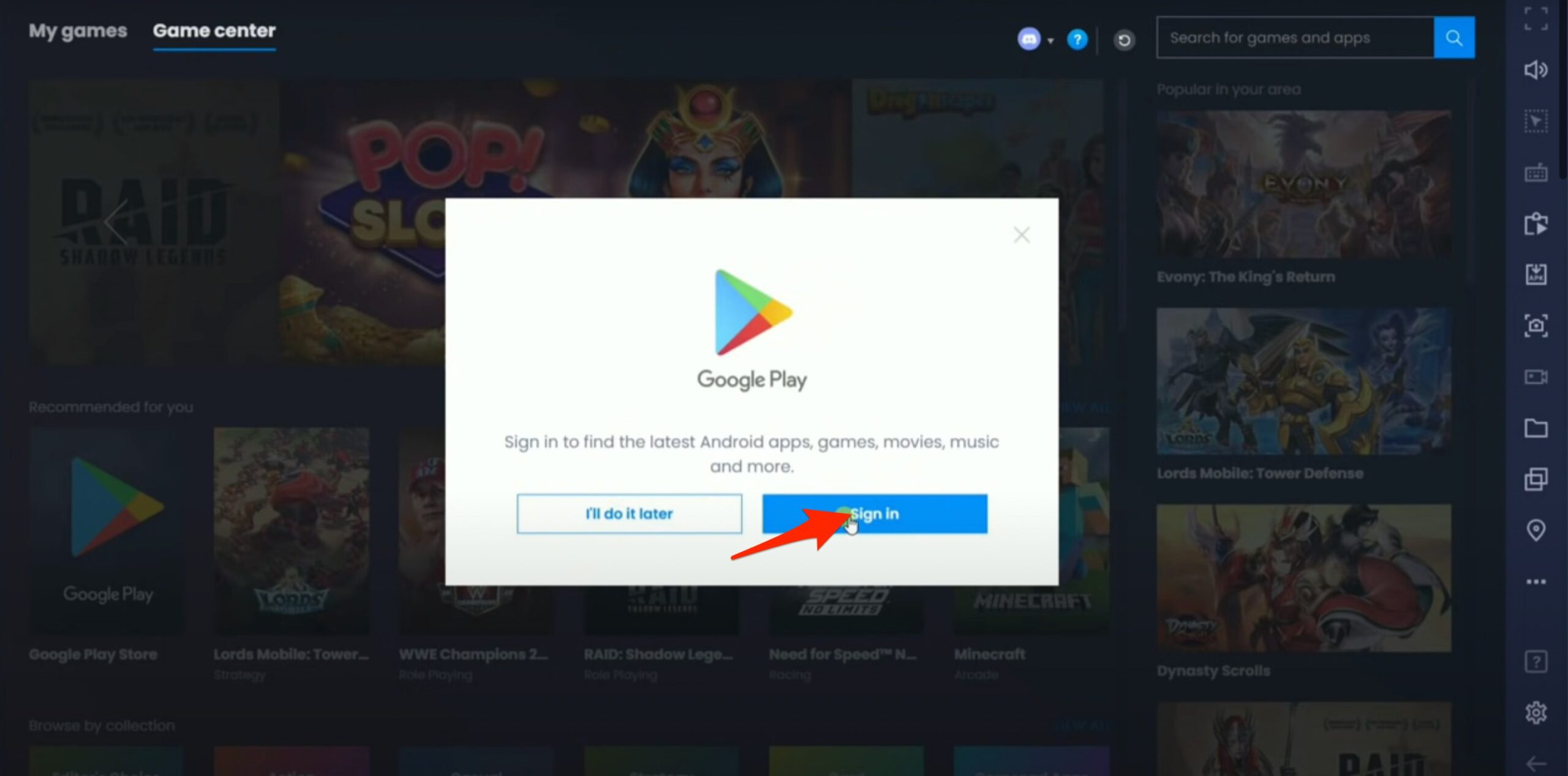 Добавьте свою учетную запись Google в Play Store.