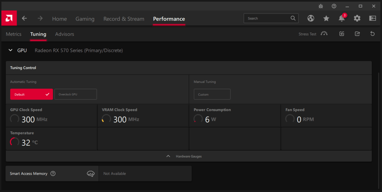 Автоматическая настройка AMD