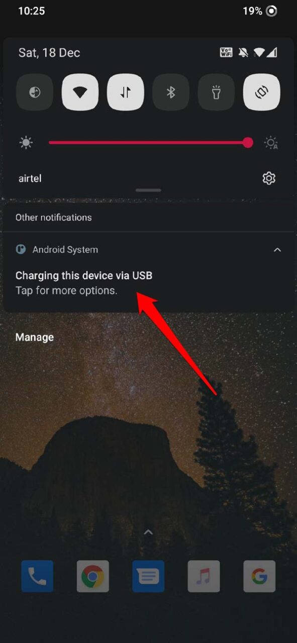 Система Android USB