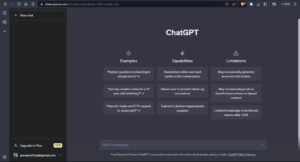 Откройте Google Chrome и перейдите на сайт ChatGPT.