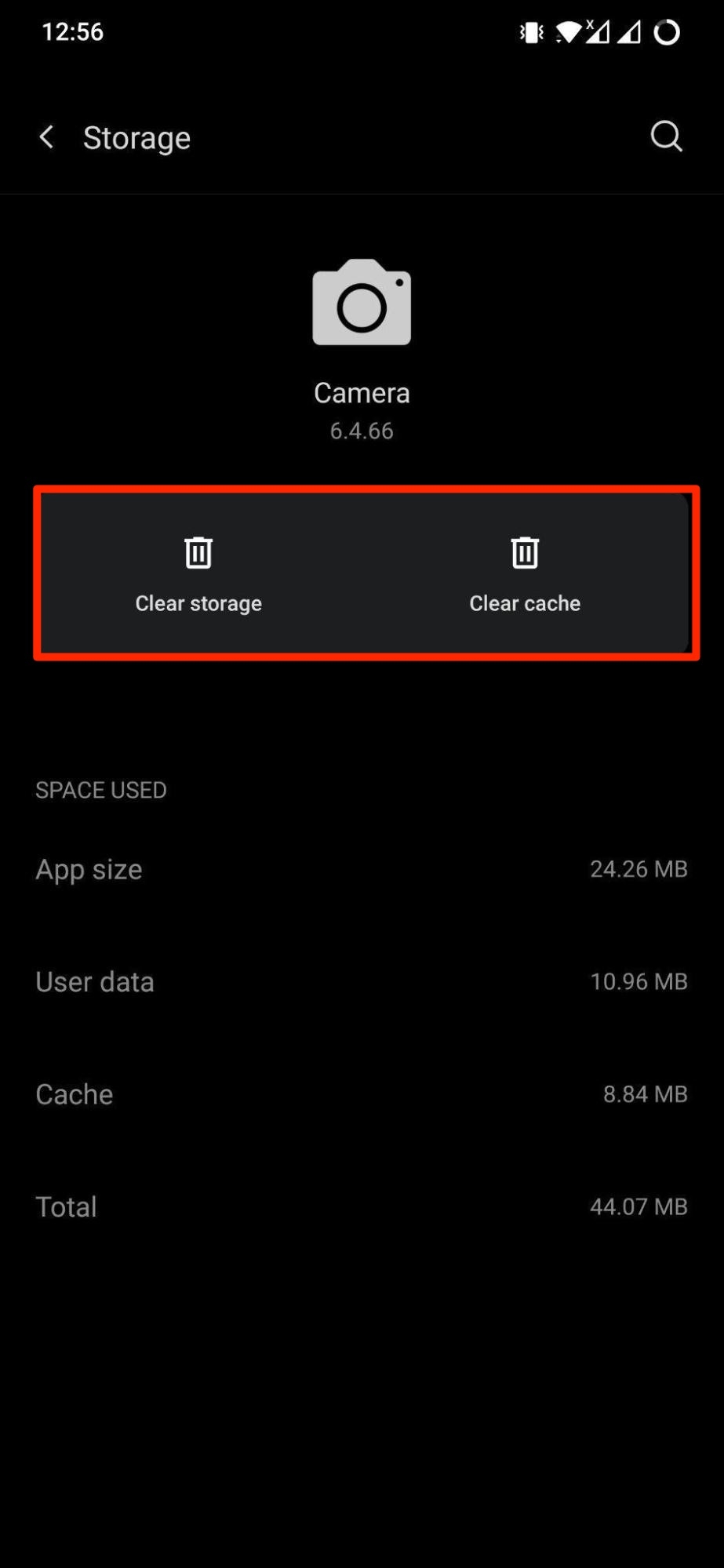 Clear_Storage_and_Cache_OnePlus_Camera