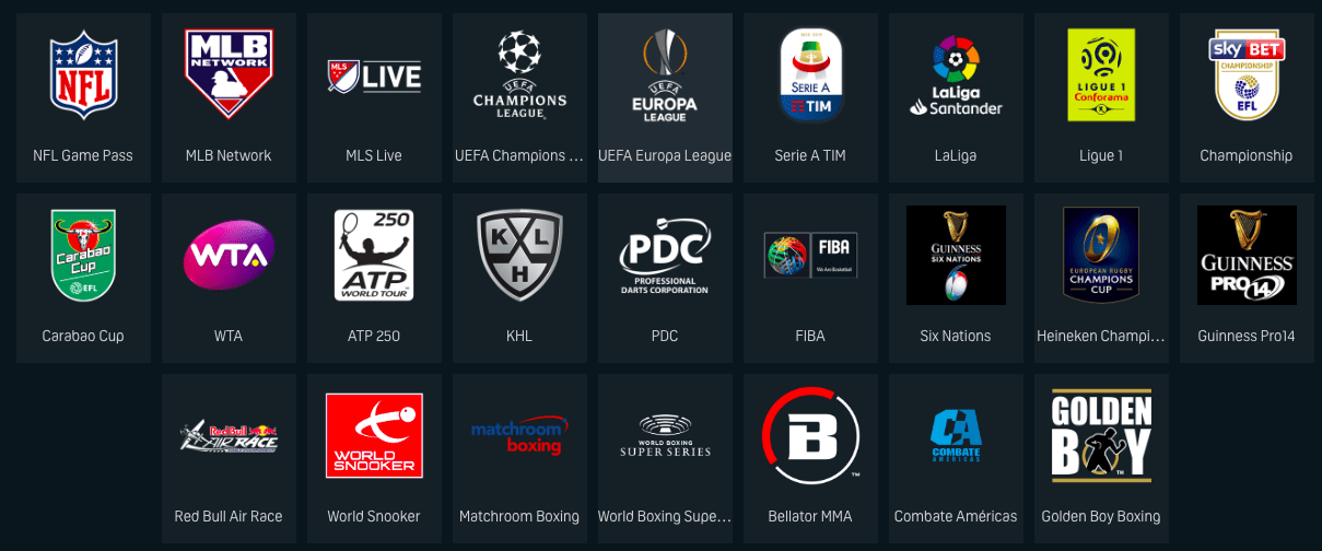 DAZN VOD Спорт