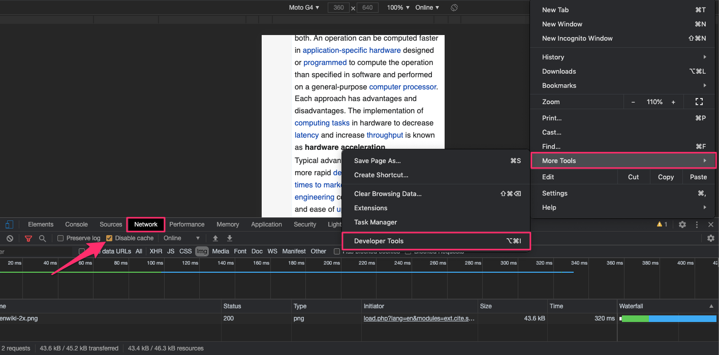 Отключить_Cache_in_Chrome