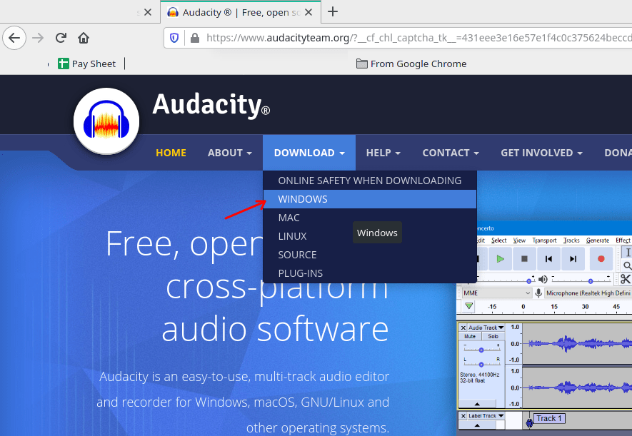 Скачать Audacity