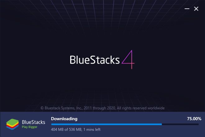 Скачать файл Bluestacks