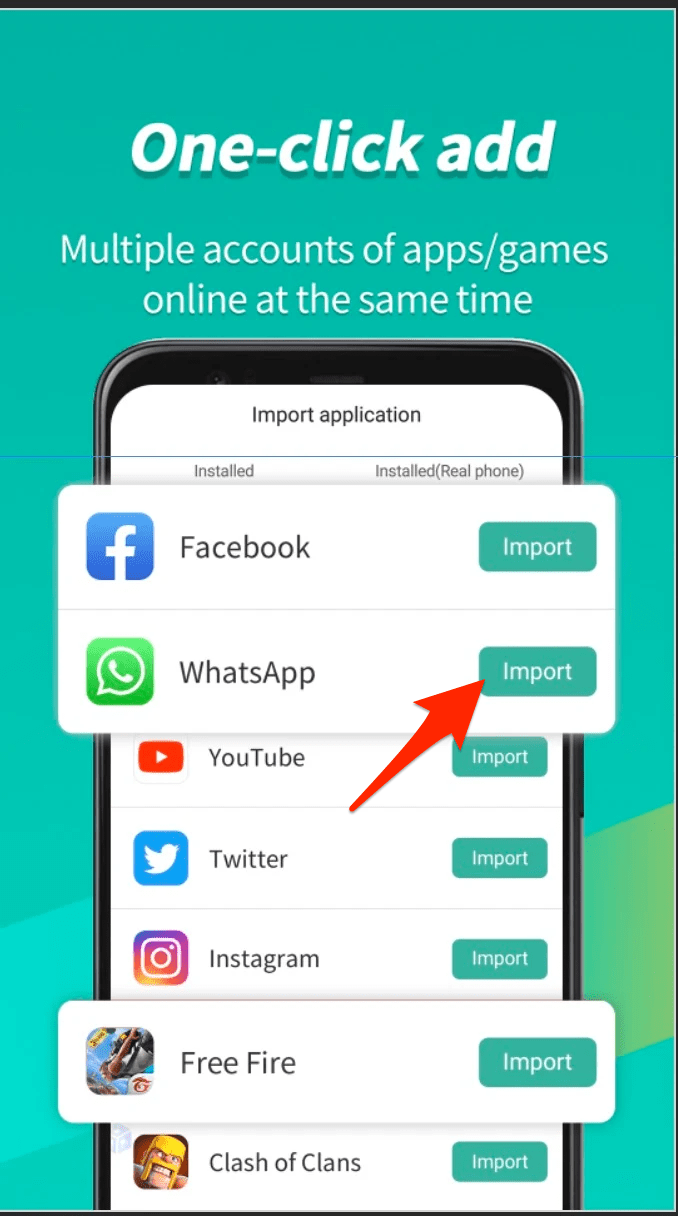 Найдите WhatsApp в списке приложений и установите его.