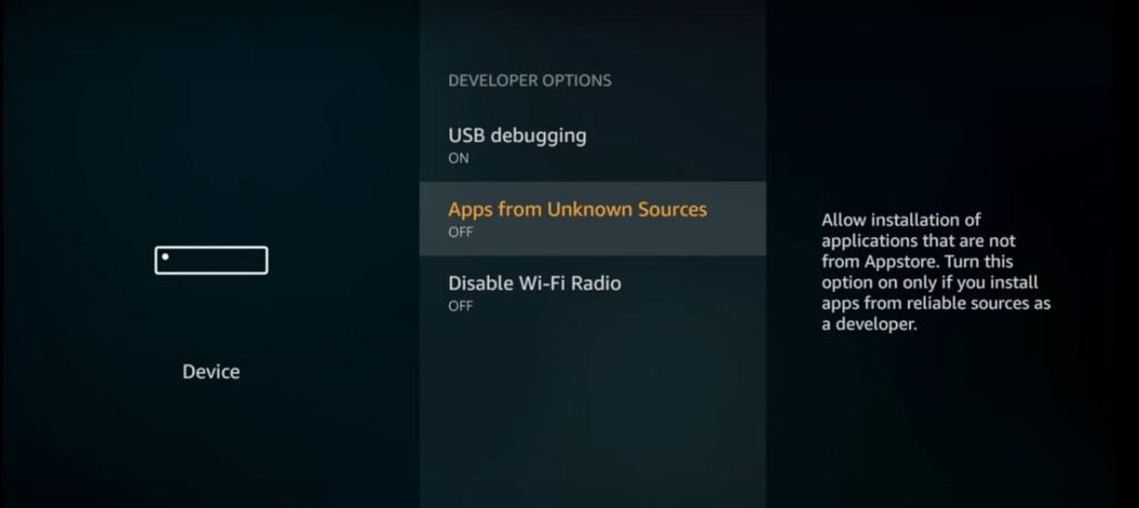 Fire TV: неизвестные источники от разработчиков.