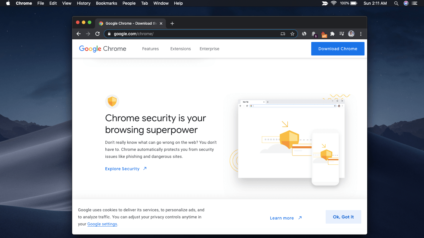 Исправить зависание Google Chrome на Mac