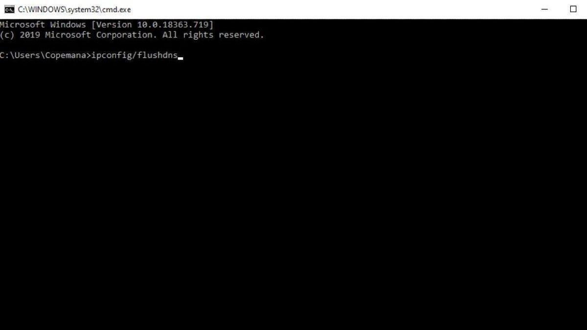 IPconfig /flushdns