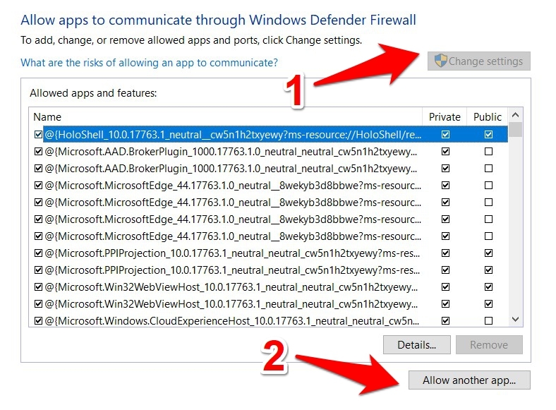 Genshin Windows Firewall