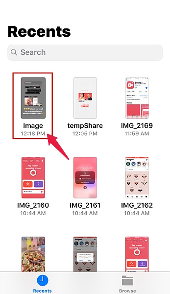 icloud-select-image iOS