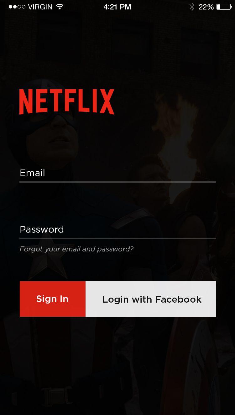 Установите приложение Netflix из магазина приложений.