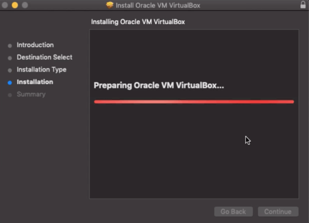 Установите VirtualBox на macOS