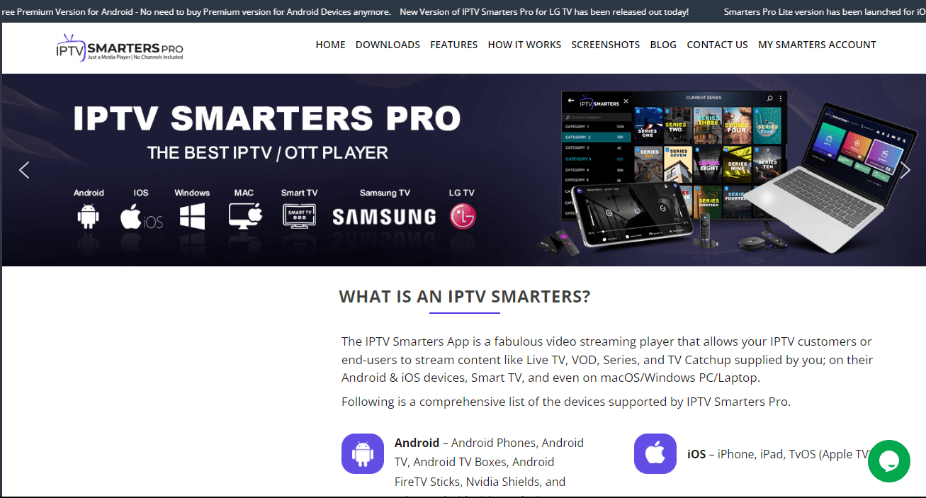 IPTV Smarters для ПК