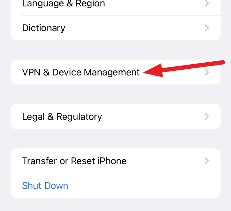 iPhone VPN и другие настройки