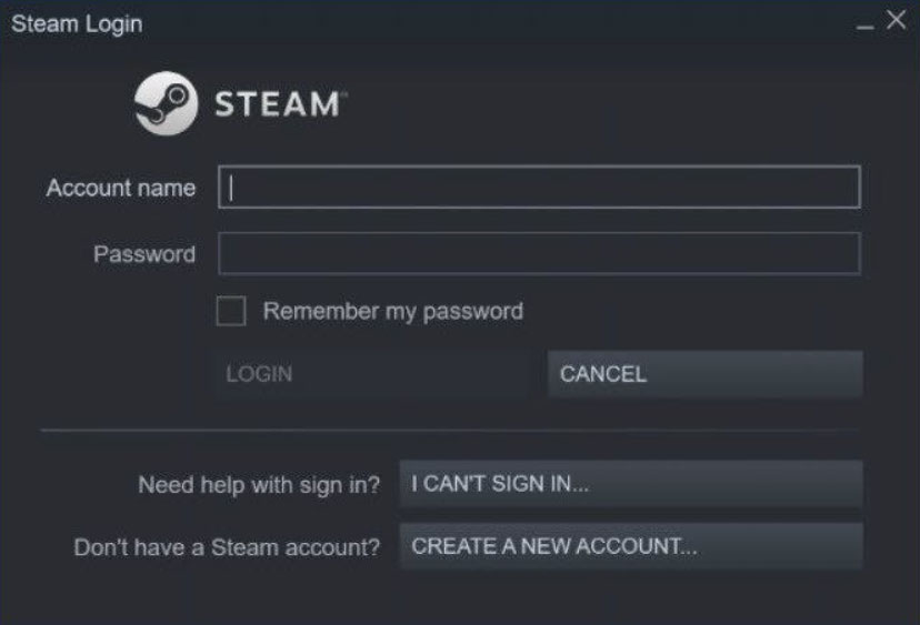 Войти в Steam