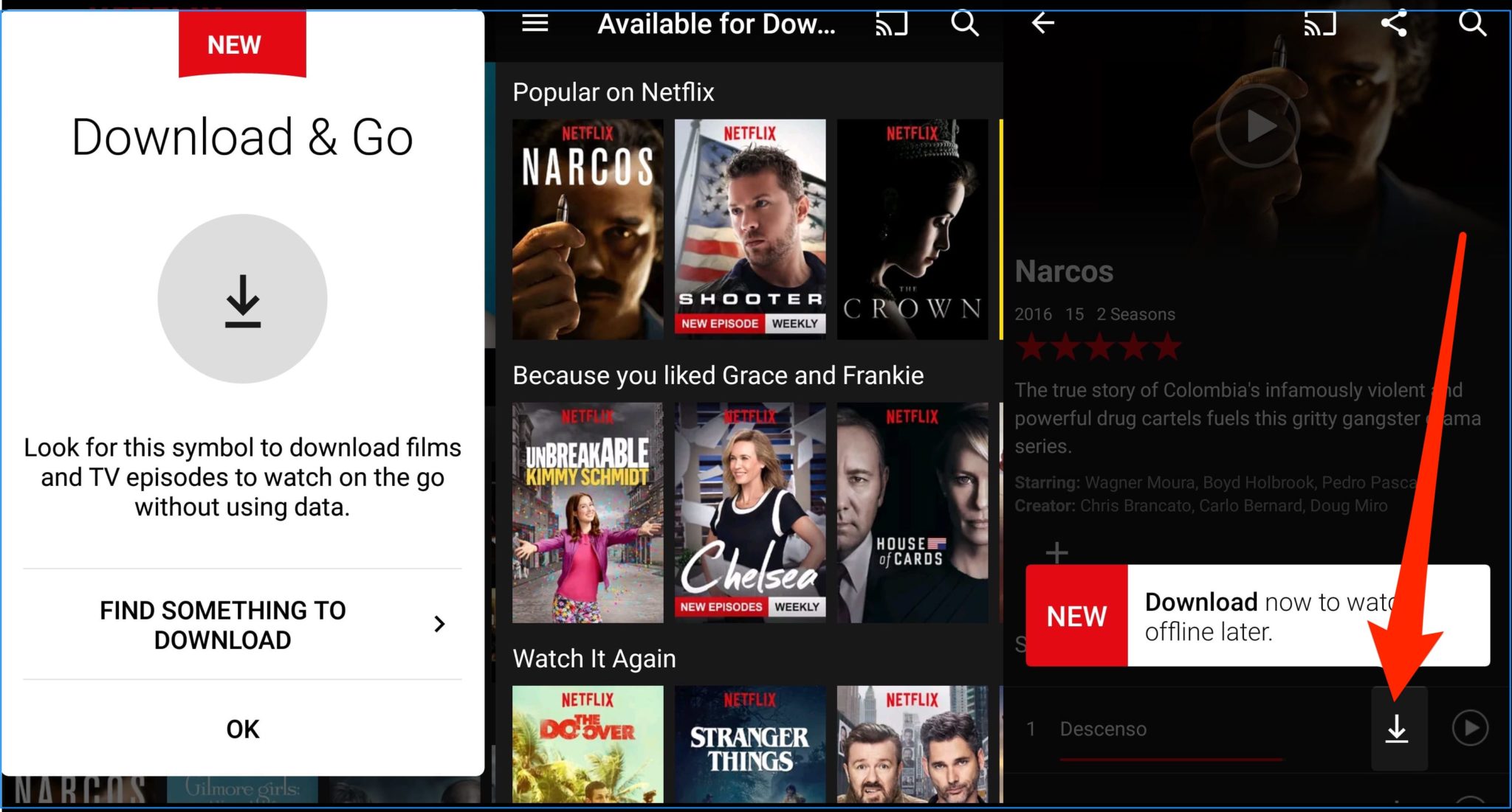 Netflix Downloader Оффлайн Android