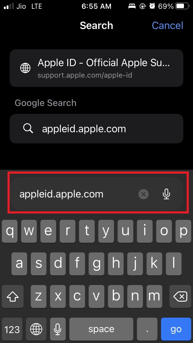 открыть Apple ID