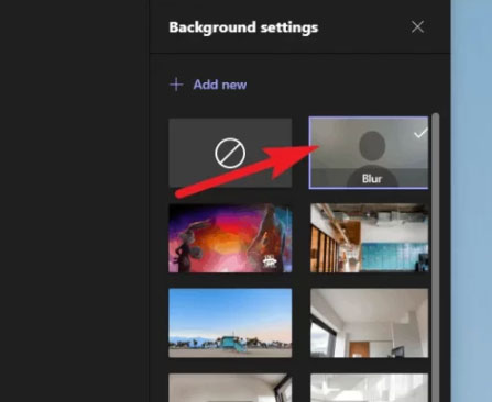 Как размыть или изменить фоновый эффект в Microsoft Teams на ПК