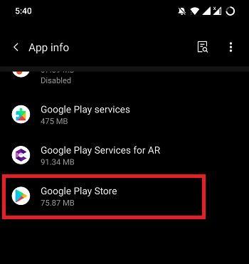 Play Store во всех приложениях