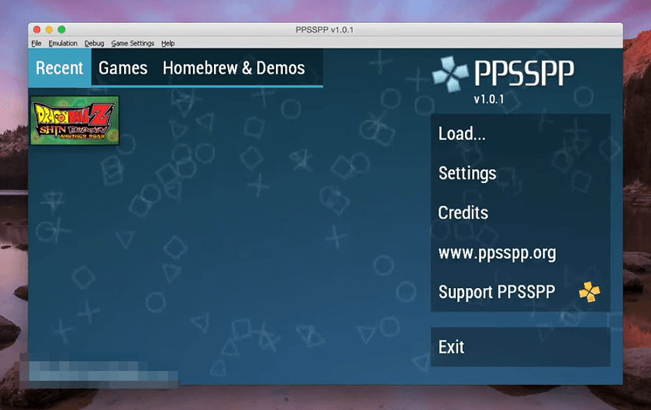 Эмулятор PPSSPP для PSP Mac