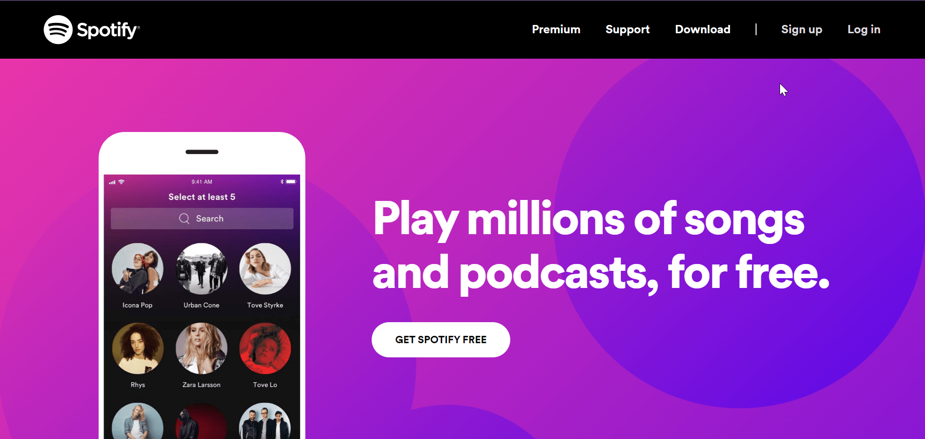 Spotify.com против YouTube Music