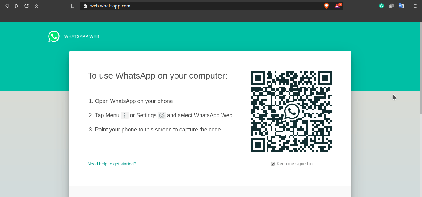 WhatsApp Web QR для ПК