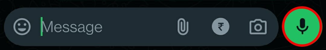 как отправить голосовое сообщение в WhatsApp