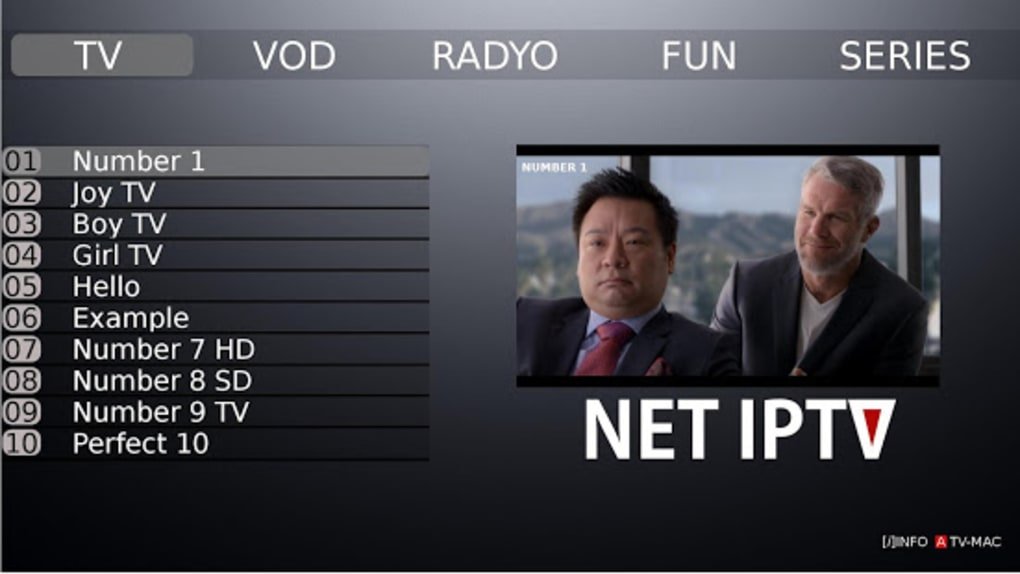 Приложение NET IPTV для Fire Stick