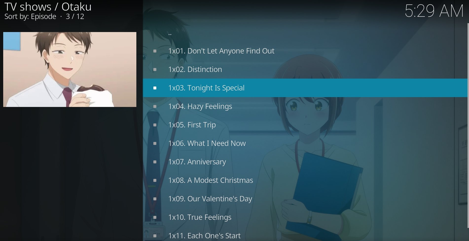 Смотреть аниме -эпизод на Kodi
