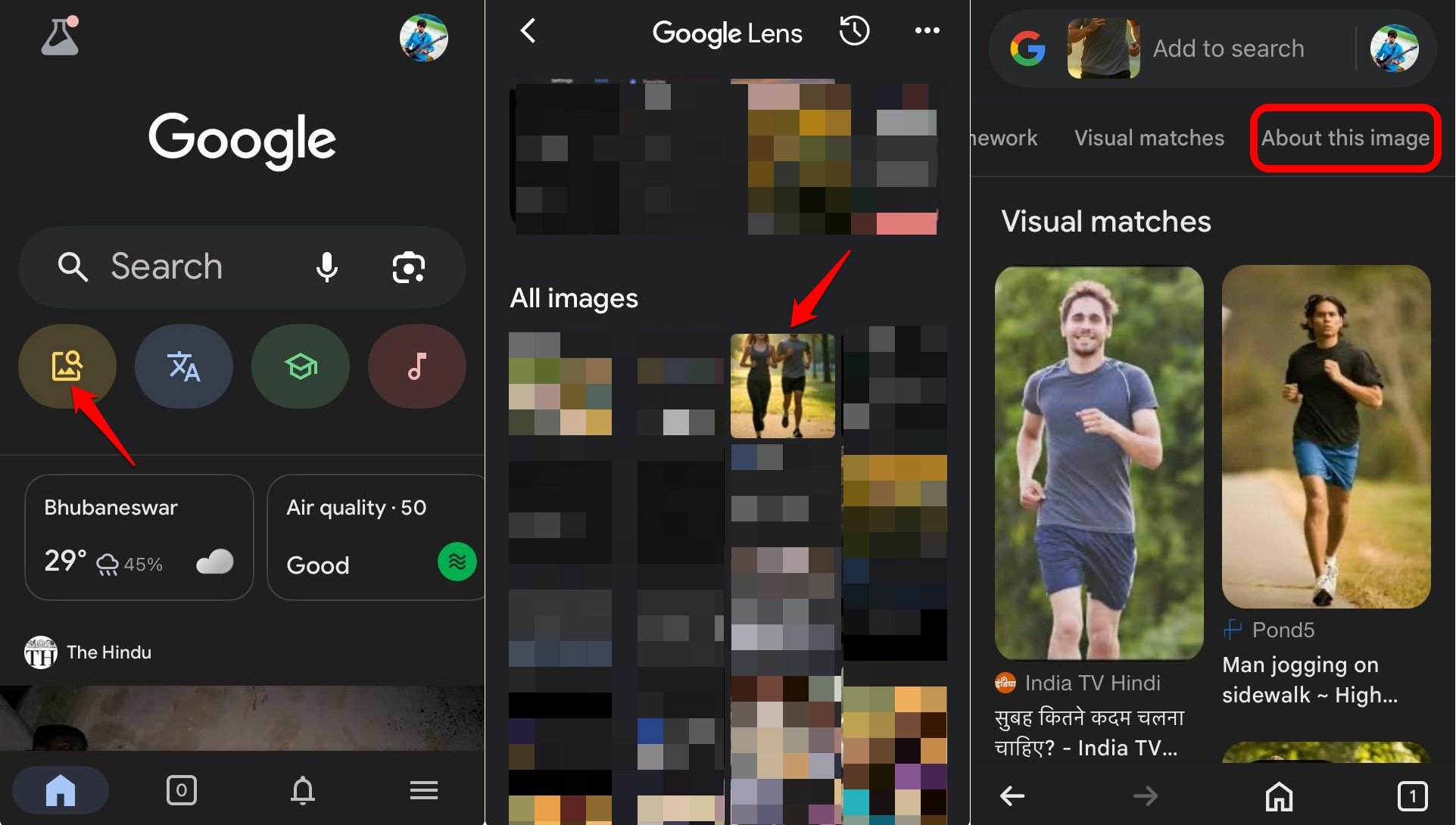 Как проверить наличие информации ИИ с изображением в Google ios