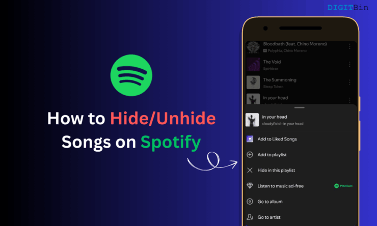 Как скрыть неправомерные песни на Spotify