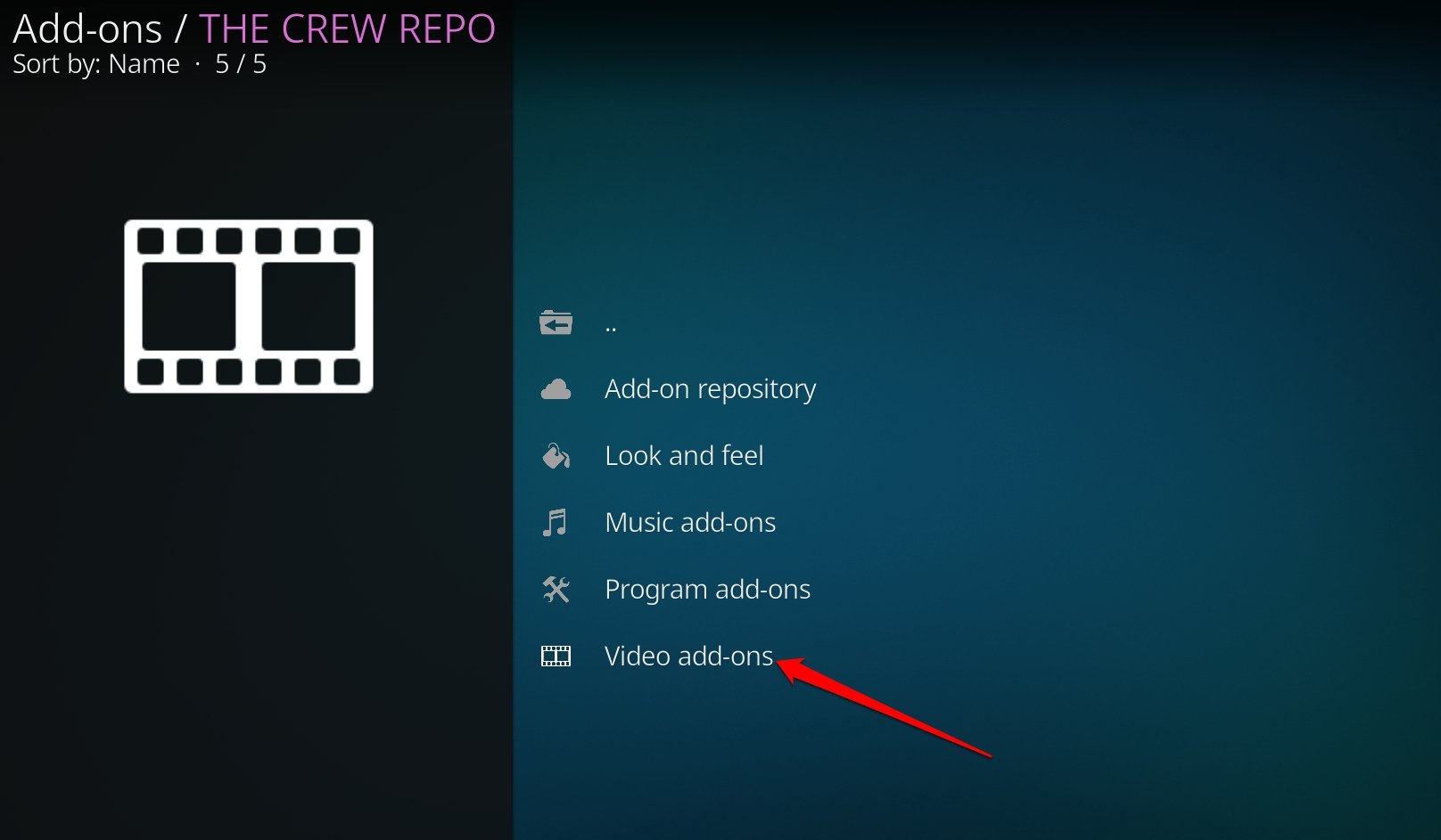 Интегрировать видеоролики на Kodi