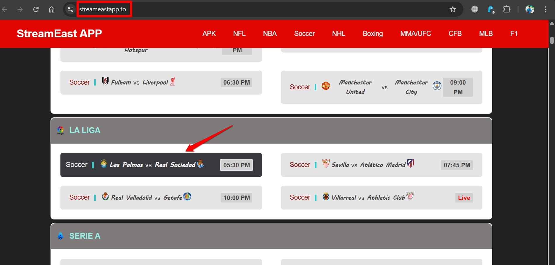 Streameast Sports Streaming