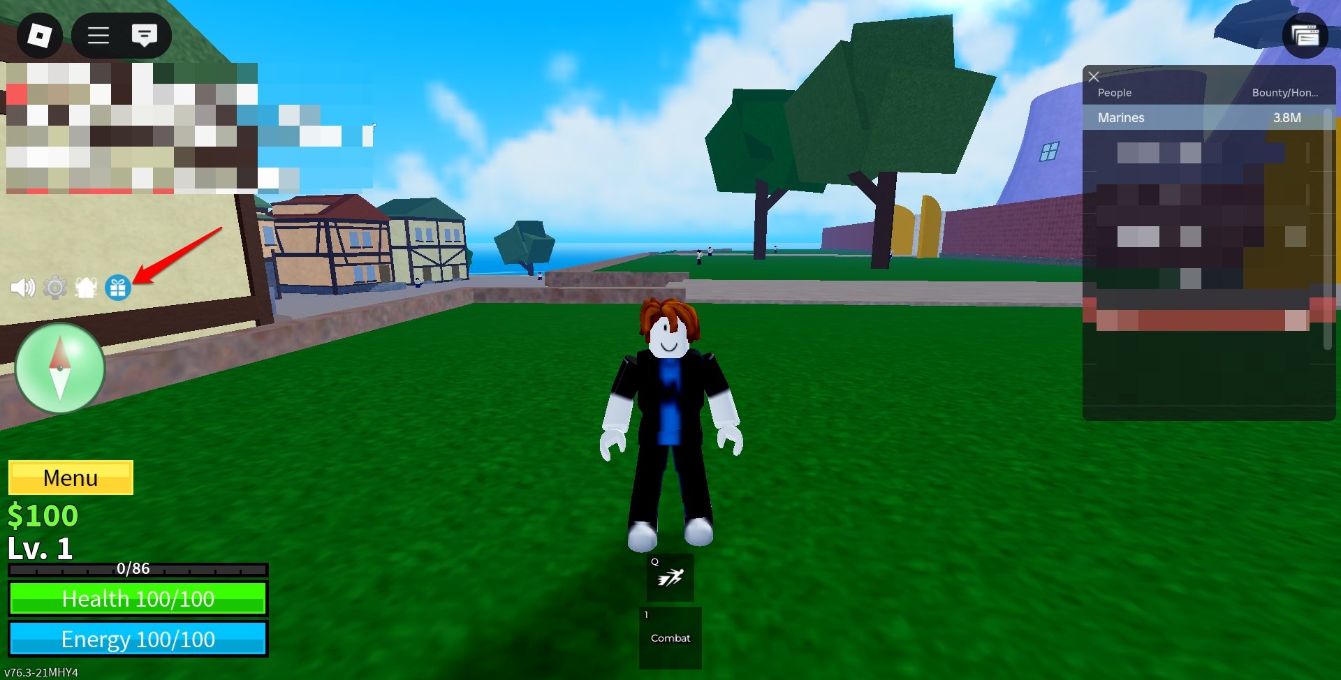 Значок подарочной коробки Roblox