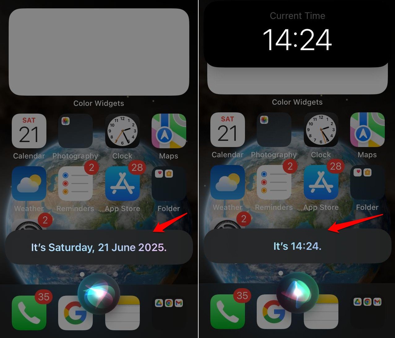 Как проверить дату и время в iOS с помощью Siri
