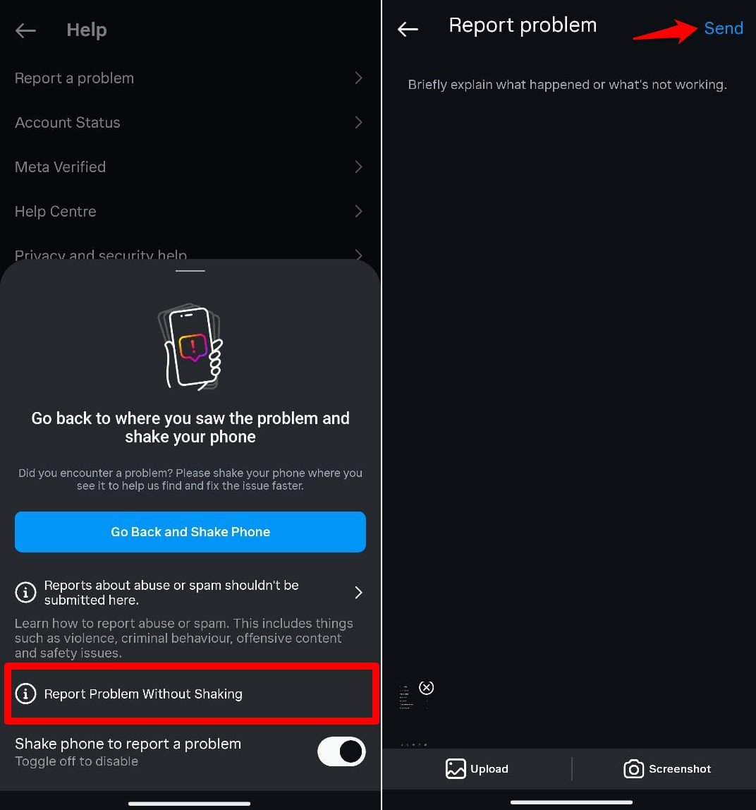Объясните отчет Instagram